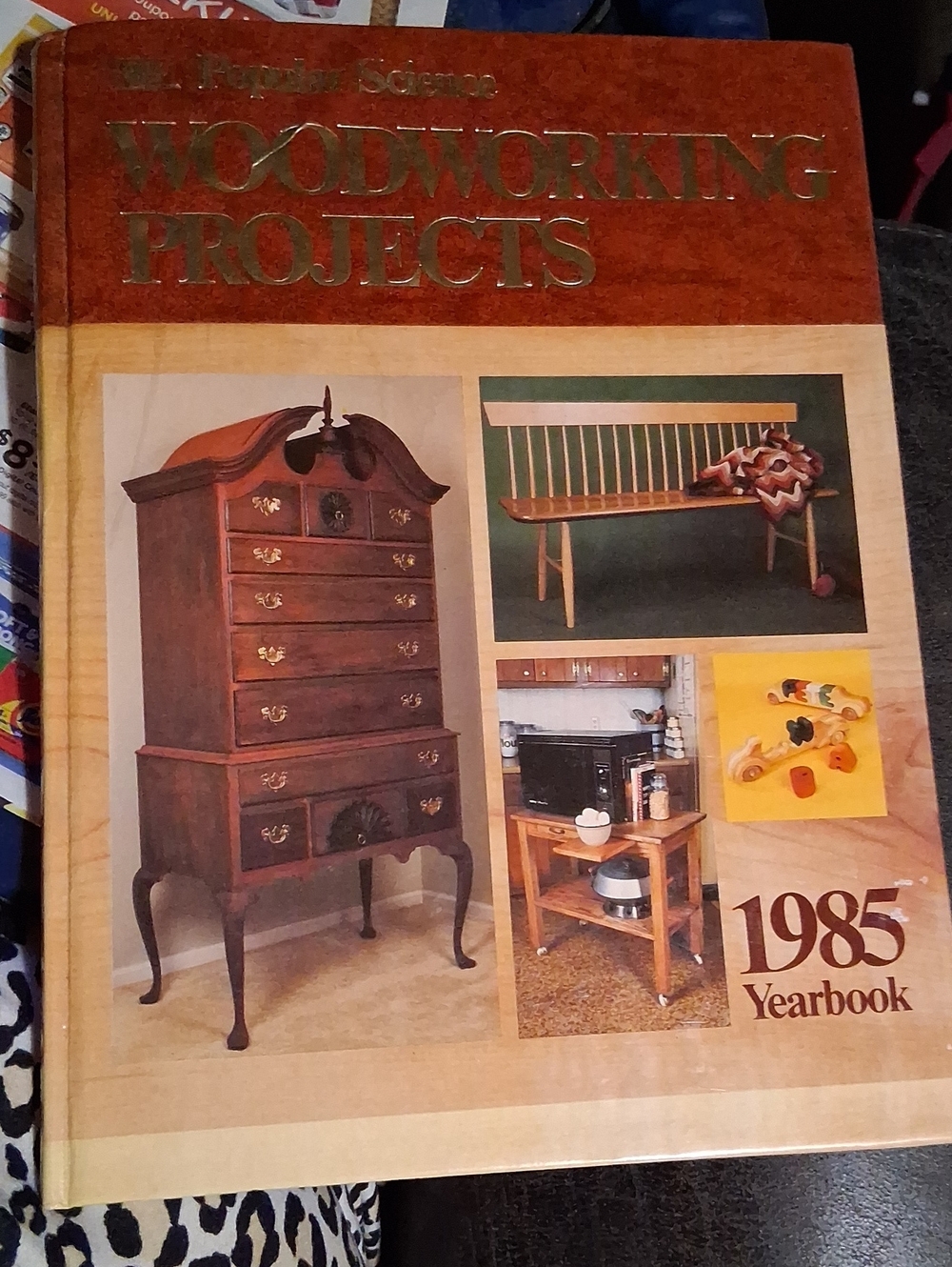 Vintage Poplar Science Woodworking Book